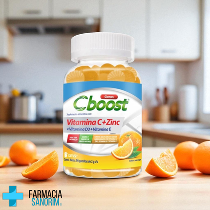Cboost Vitamina C + Zinc Fco Frasco con 90 Gomitas