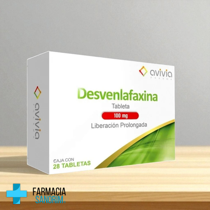 Desvenlafaxina 100 mg Liberación Prolongada Caja C/28 tabletas Avivia
