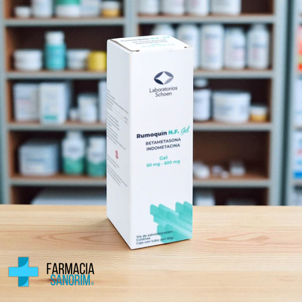 Betametasona Indometacina 50mg-500mg Rumoquin Tubo 60 g Laboratorios Schoen
