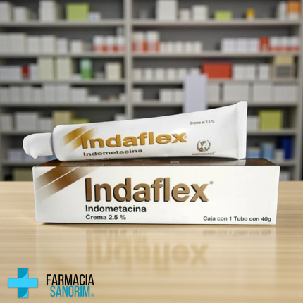 Indometacina Indaflex Crema 2.5% Tubo con 40g