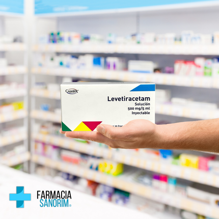 Levetiracetam 500 Mg / 5 Ml Inyectable Con 10 Frascos Camber
