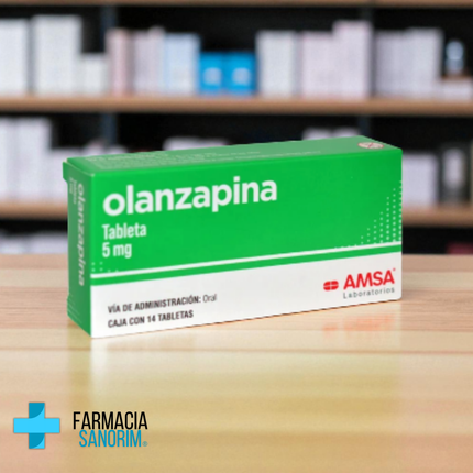 Olanzapina 5 Mg 14 Tabletas Amsa