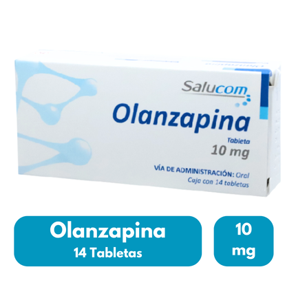 Olanzapina 10mg 14 Tabletas Salucom PiSA