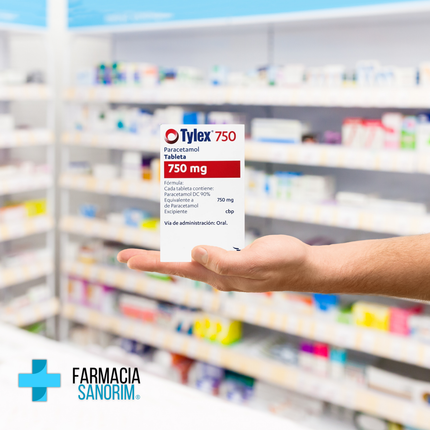 Paracetamol 750mg Tylex Caja C/20 Tabletas