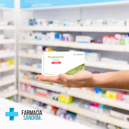 Pargeverina 10 mg Caja con 20 Comprimidos