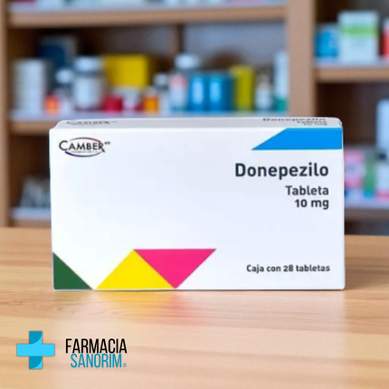 Donepezilo 10 mg Caja Con 28 Tabletas Laboratorios Camber