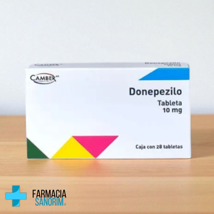 Donepezilo 10 mg Caja Con 28 Tabletas Laboratorios Camber