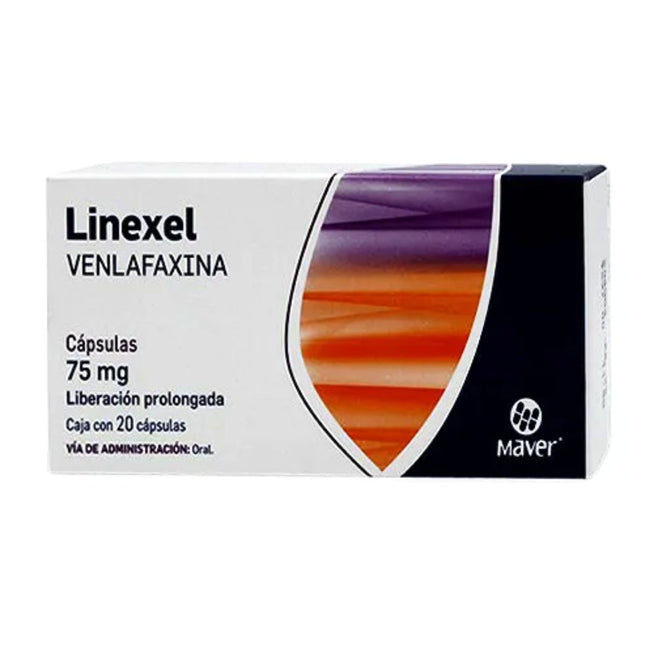 Linexel (Duloxetina) LP Caja con 20 Cápsulas