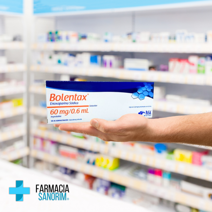 Bolentax Enoxaparina Sódica 60mg/0.6ml Caja con 2 Jeringas PiSA