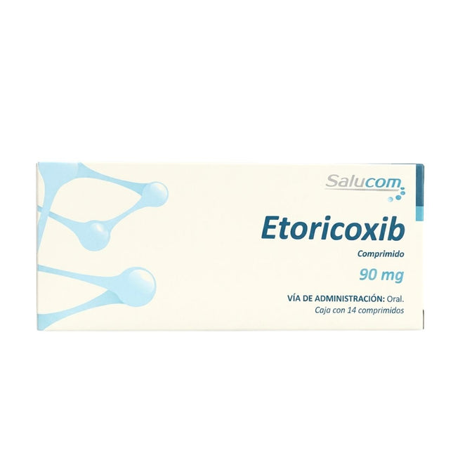 Etoricoxib 90 mg Caja con 14 Comprimidos
