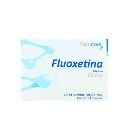 Fluoxetina 20 mg 14 Capsulas Salucom PiSA