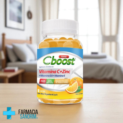 Cboost Vitamina C + Zinc Fco Frasco con 90 Gomitas