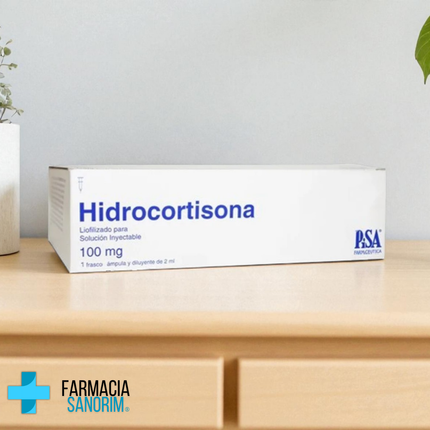 Hidrocortisona 100mg Caja con 50 Ampolletas con 2ml PiSA