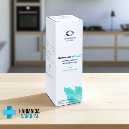 Betametasona Indometacina 50mg-500mg Rumoquin Tubo 60 g Laboratorios Schoen