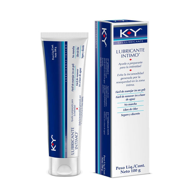 K-Y Gel Lubricante Intimo Caja con Tubo de 100 g