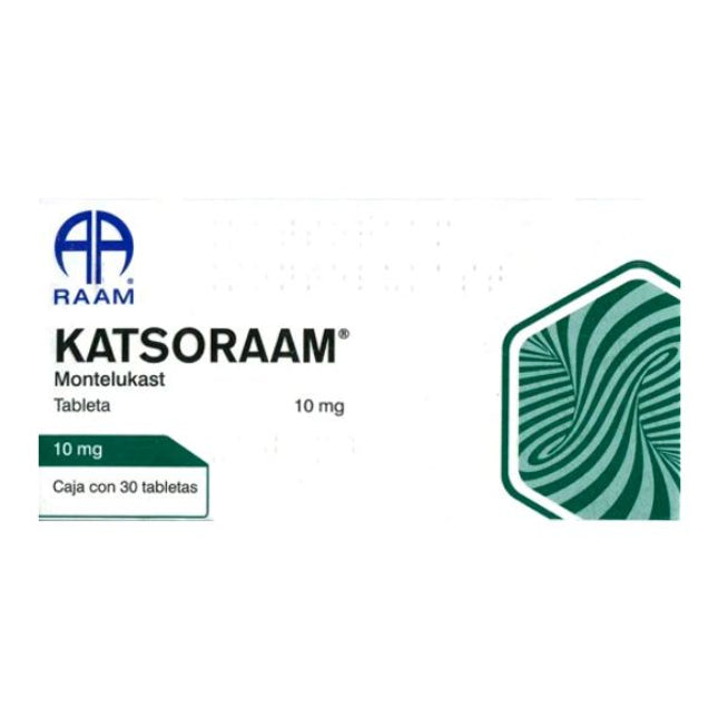 Katsoraam (Montelukast) 10 mg Caja con 30 Tabletas