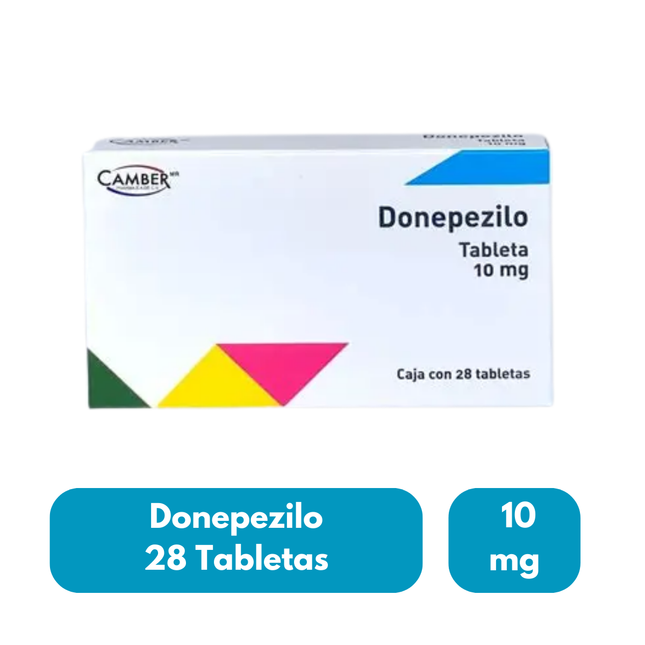 Donepezilo 10 mg Caja Con 28 Tabletas Laboratorios Camber