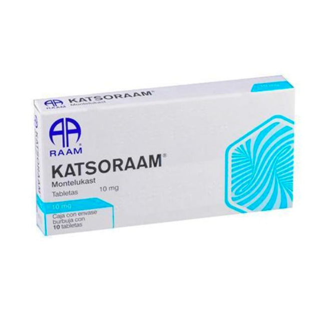 Katsoraam (Montelukast) 10 mg Caja con 10 Tabletas