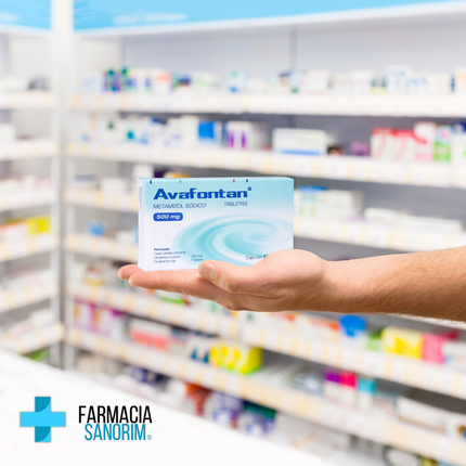 Avafontan (Metamizol Sódico) 500 mg 10 Tabletas