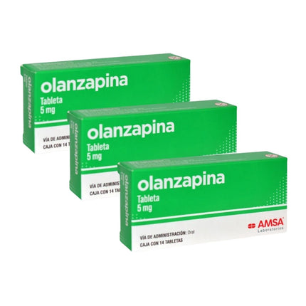 Olanzapina 5 Mg 14 Tabletas Amsa