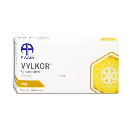 Vylkor (Ondansetron) 8 mg Caja con 10 Tabletas