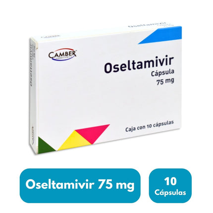 Oseltamivir 75 Mg Caja Con 10 Cápsulas Camber Pharma