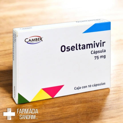 Oseltamivir 75 Mg Caja Con 10 Cápsulas Camber Pharma