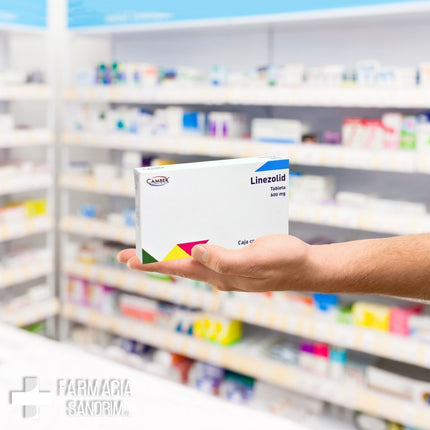 Linezolid 600 mg caja con 10 tabletas Laboratorios Camber