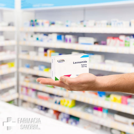 Lacosamida 100 mg Caja con 28 Tabletas Camber Pharma