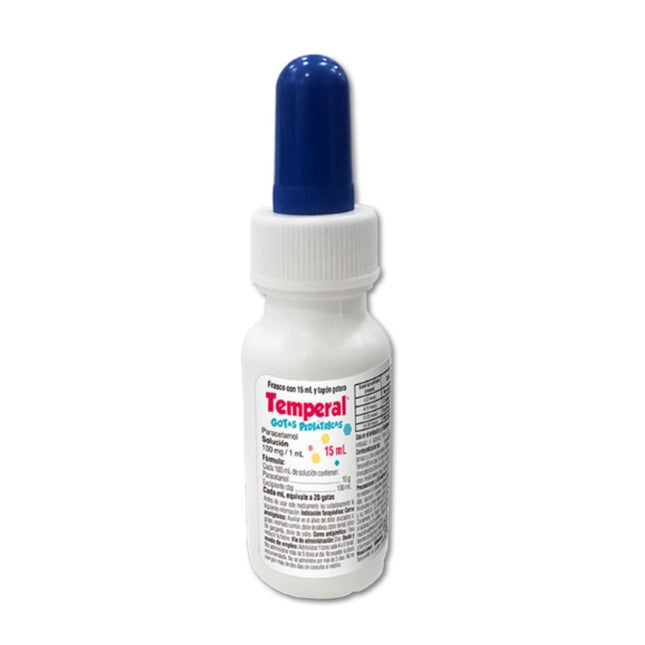 Temperal (Paracetamol) Gotas Pediátricas 100 mg/ml 15 ml frasco
