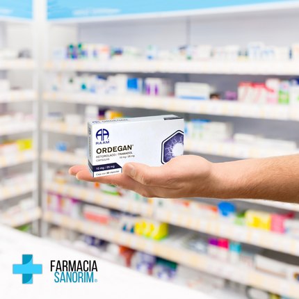 Ordegan (Ketorolaco / Tramadol) 10 mg / 25 mg Caja con 30 Cápsulas RAAM