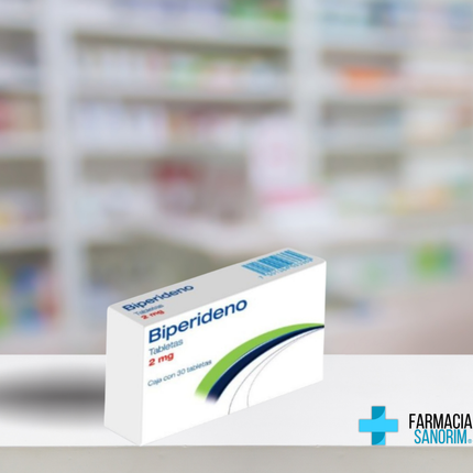 Biperideno 2 mg Caja con 50 Tabletas Laboratorios Psicofarma