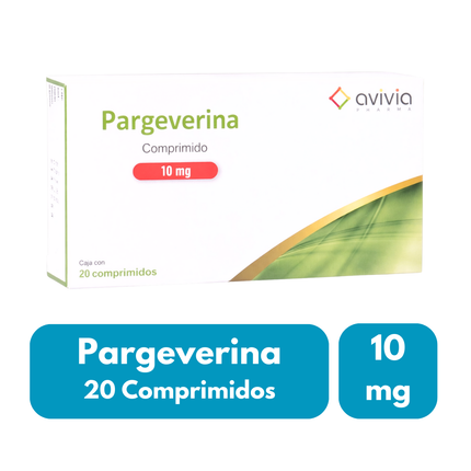 Pargeverina 10 mg Caja con 20 Comprimidos