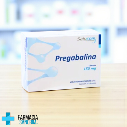 Pregabalina 150mg Caja Con 28 Cápsulas Salucom PiSA
