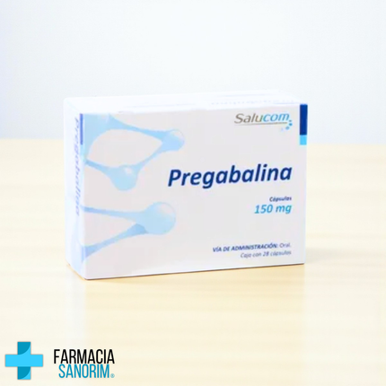 Pregabalina 150mg Caja Con 28 Cápsulas Salucom PiSA