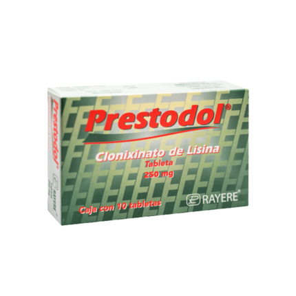 Clonixinato de Lisina Prestodol 250 mg 10 Tabletas Rayere