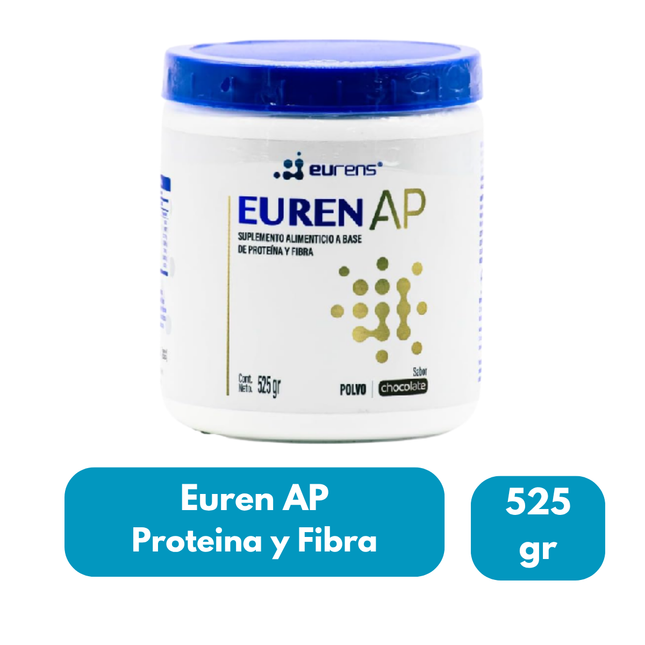 Euren AP Suplemento Alimenticio a base de Proteína y Fibra 525gr Sabor Chocolate RAAM