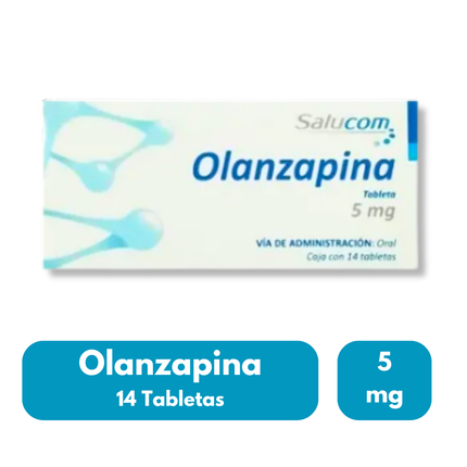 Olanzapina 5mg 14 Tabletas Salucom PiSA