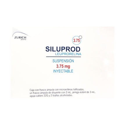 Siluprod (Leuprorelina) 3.75 mg Suspensión Inyectable Caja con Frasco Ámpula