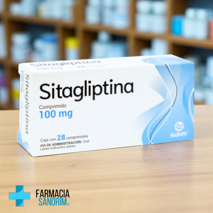 Sitaglitina 100 Mg 28 Comprimidos Maver Laboratorios