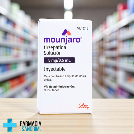 Mounjaro 5 mg / 0.5 ml 1 Frasco Solución Inyectable