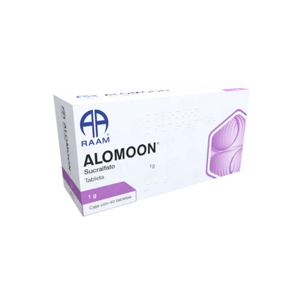Sucralfato 1 g 40 tabletas Alomoon Laboratorio RAAM