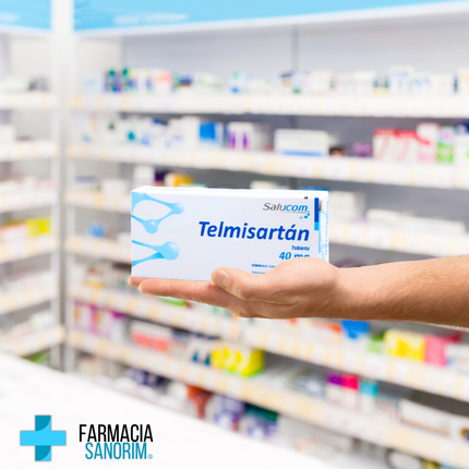 Telmisartan 40 mg 28 Tabletas Salucom PiSA