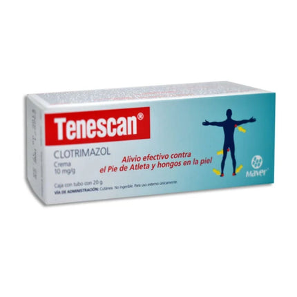 Tenescan (Clotrimazol) 1 g Caja con Tubo con 30 Gramos Crema