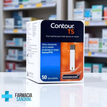 Tiras Contour Ts Caja con 50 Tiras Reactivas