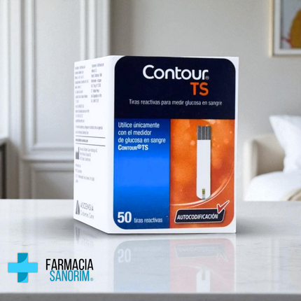 Tiras Contour Ts Caja con 50 Tiras Reactivas