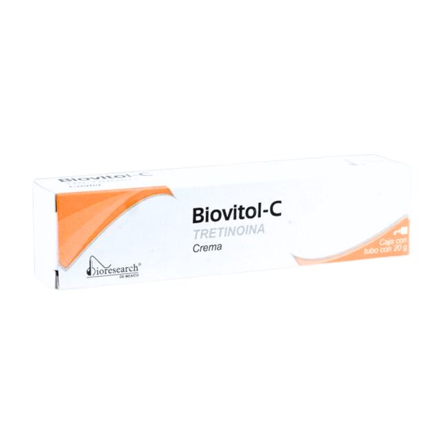 Biovitol-C Tretinoína 0.05g Tubo con 20g