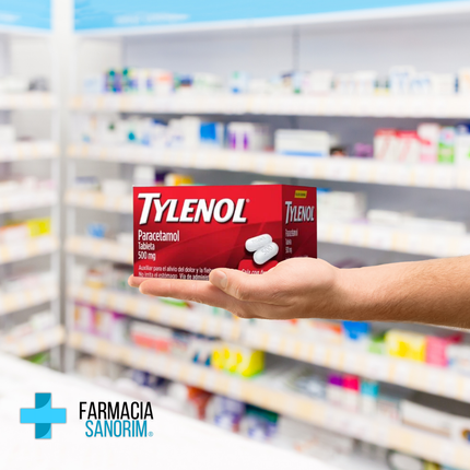 Paracetamol 500mg Tylenol 40 Tabletas