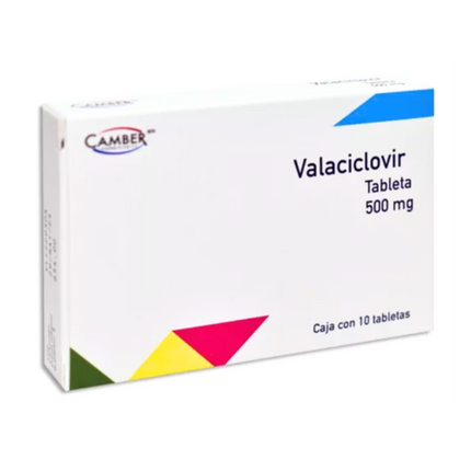 Valaciclovir 500 Mg Caja con 10 Tabletas