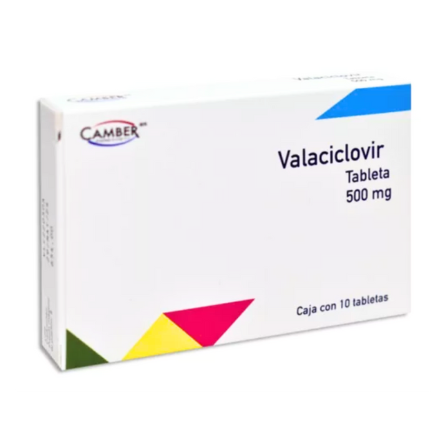 Valaciclovir 500 Mg Caja con 10 Tabletas